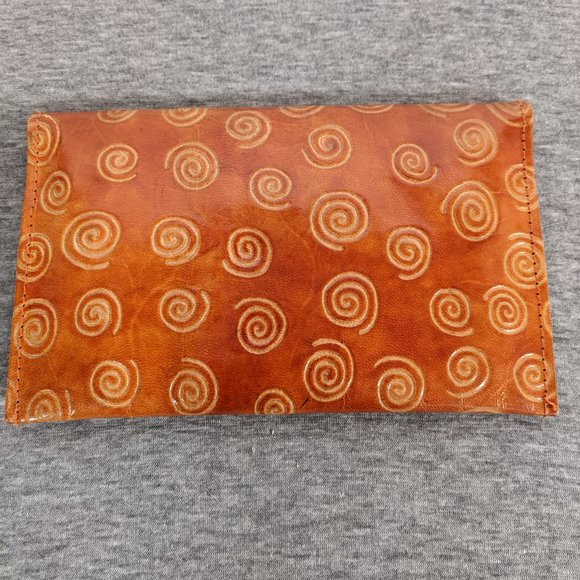 Cognac Flat Leather Wallet (new) - Picture 2 of 5